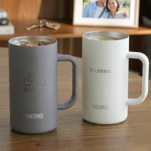 サーモス 名入れ ビールジョッキ2個ペアセット 600ml・720ml