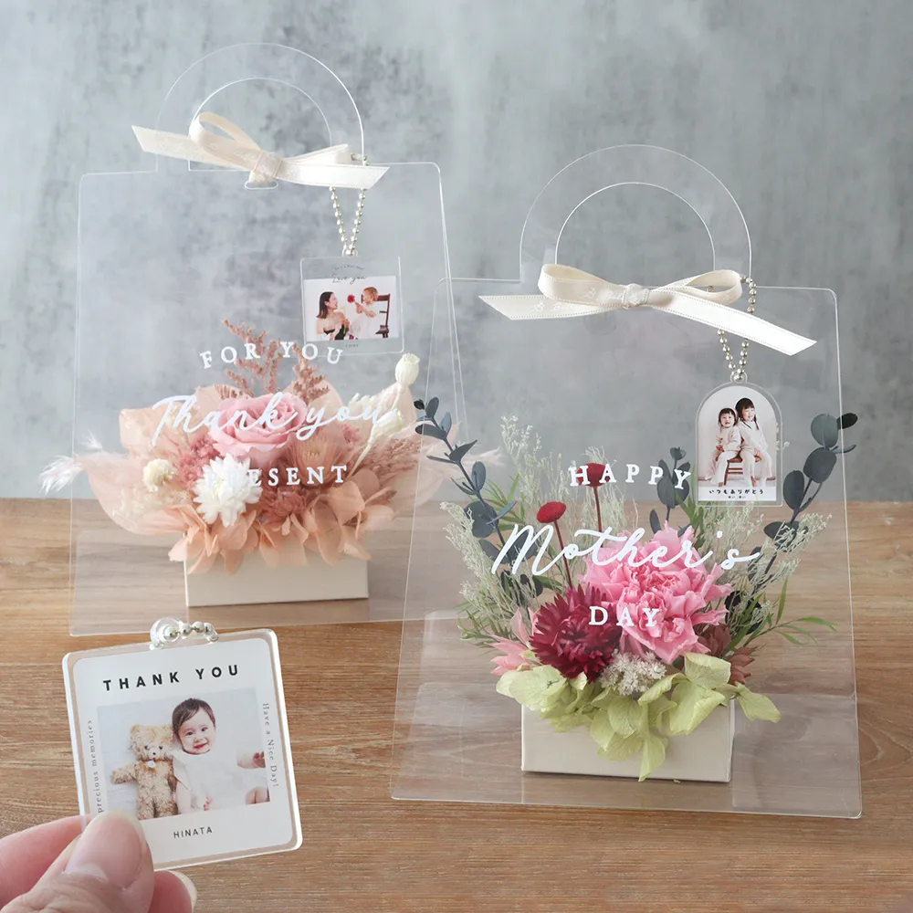 プリザーブドフラワートートバッグプティ+オリジナルキーホルダー