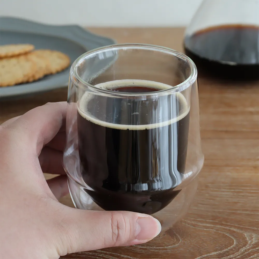 【結婚式 電報 ギフト】KRONOSダブルウォール コーヒーマグペアセット