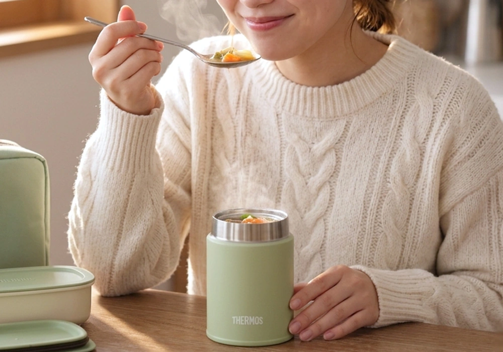 あたたかいスープでほっと一息