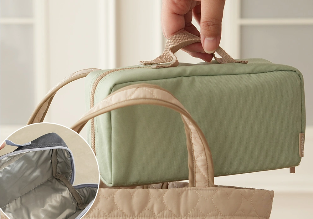 衛生的に持ち運べる断熱ポーチ