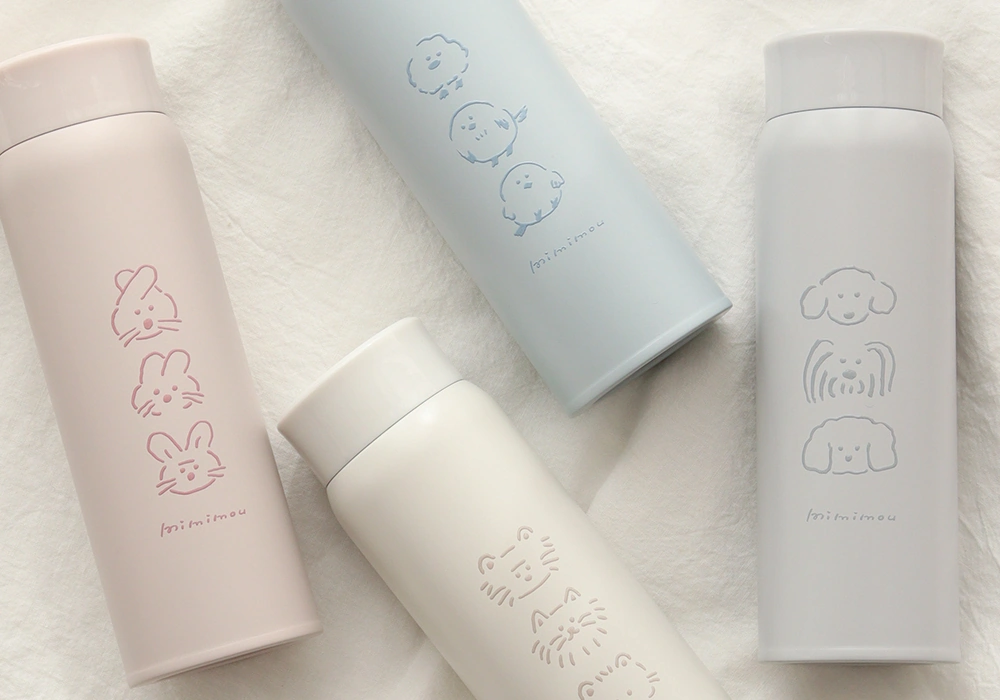 ゆるかわ動物の やさしい癒やしデザイン