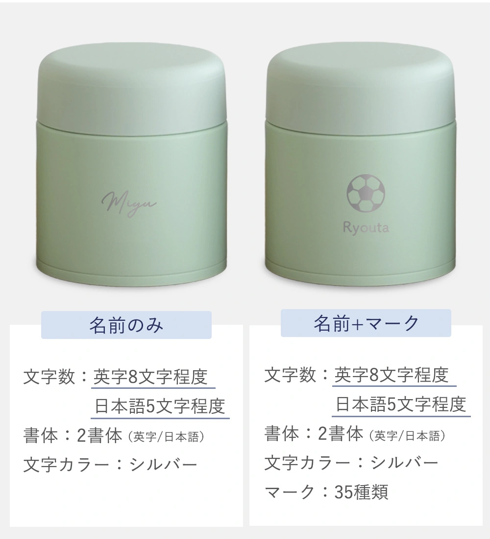 名入れオプションについて