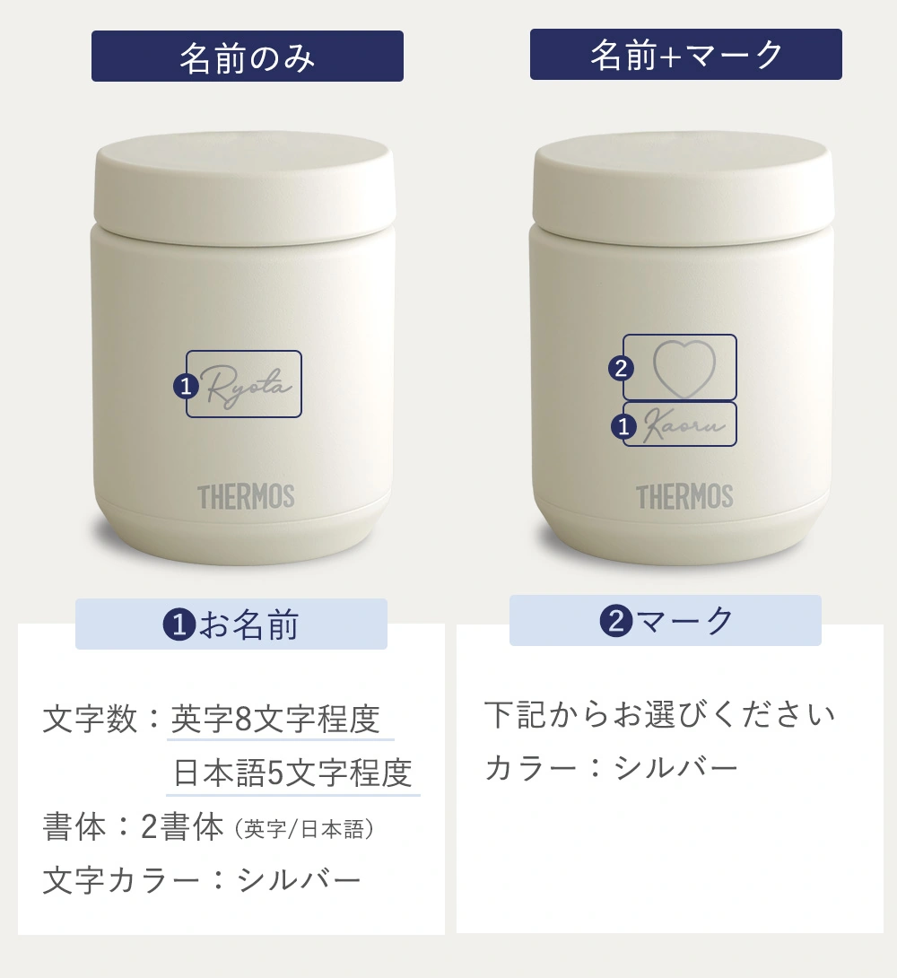 名入れオプションについて