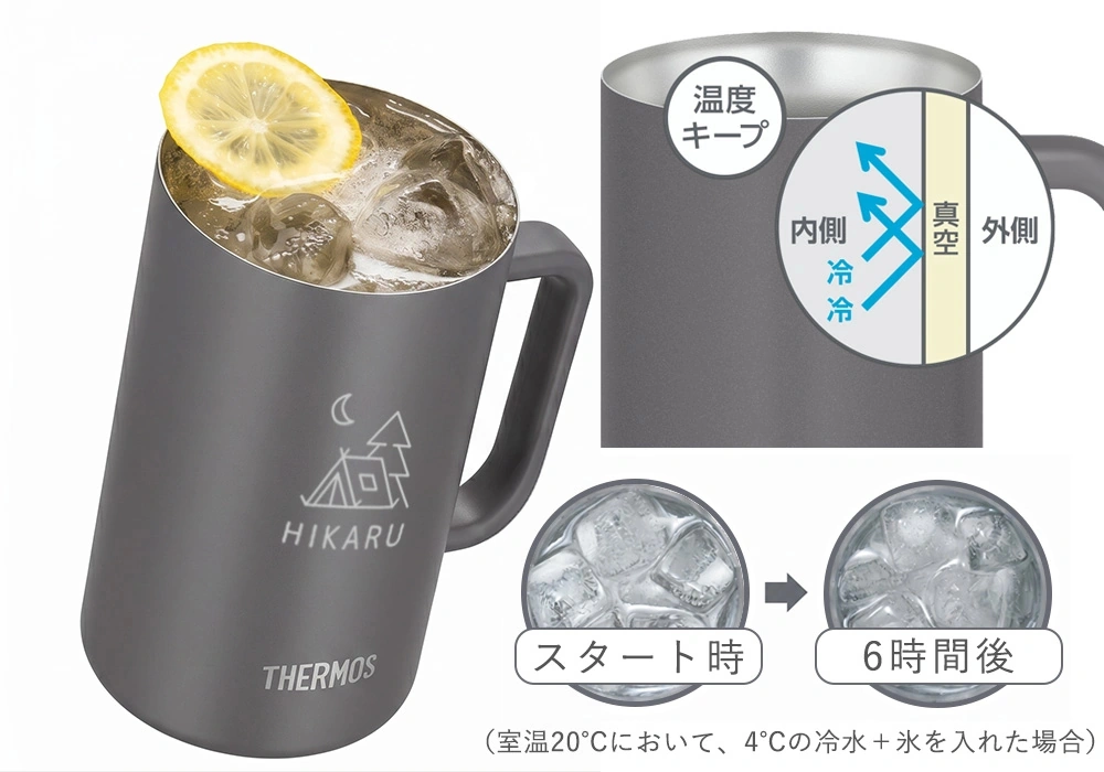 【父の日早期特典】サーモス 名入れ ビールジョッキ 600ml・720ml