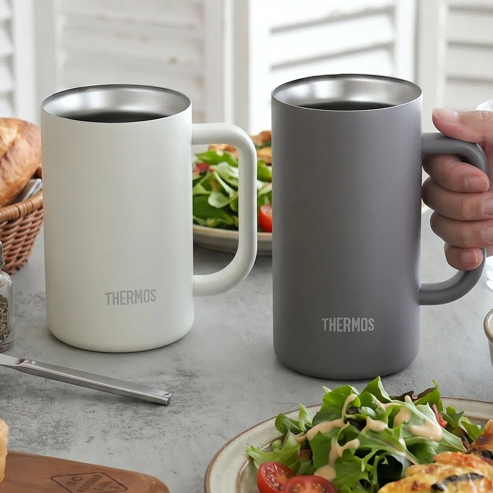 サーモス　名入れ　ビールジョッキ 　2個ペアセット　600ml・720ml