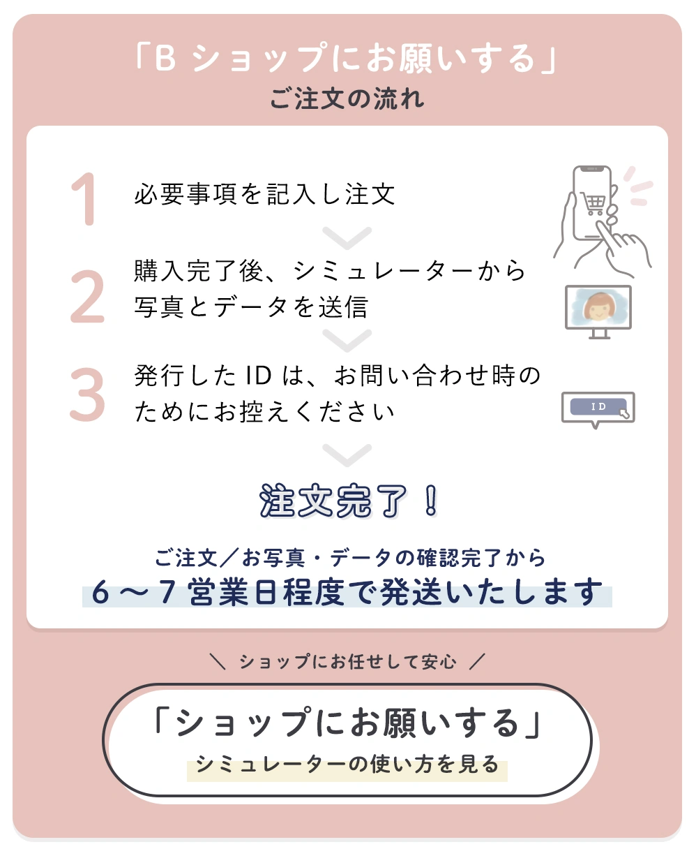 「ショップにお願いする」スタックページへ