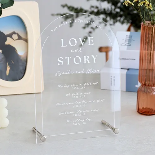 アクリルラブストーリーボード