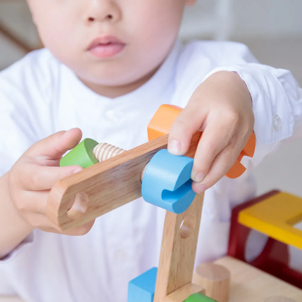 【名入れ 知育玩具】アクティブ消防車 ＜ 2歳 3歳 ＞ I’ｍ TOY（アイムトイ）