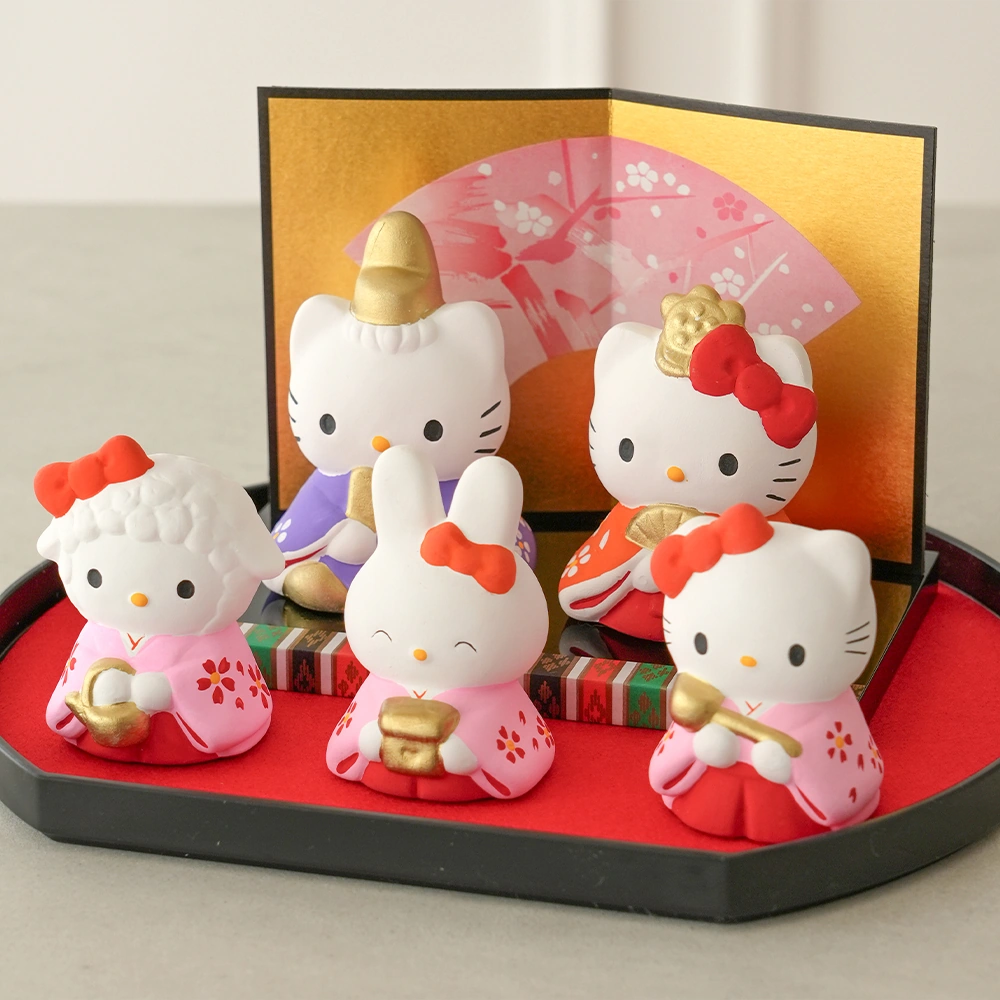 ハローキティ ひな祭り飾り 陶器製 ハローキティ 雛人形 陶器 2体セット ひな祭り サンリオ｜Yahoo!フリマ