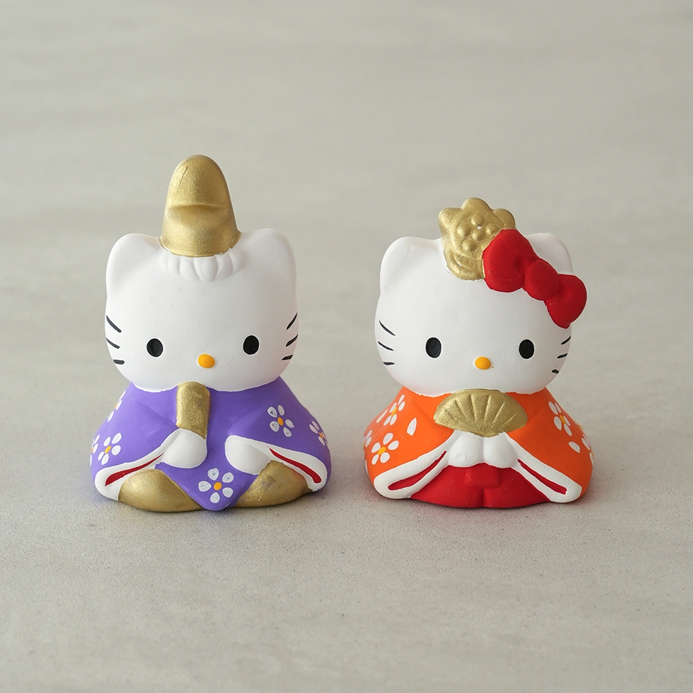 ハローキティ ひな祭り飾り 陶器製 楽天市場】雛飾り セット ハローキティ HELLO KITTY キティ キティ