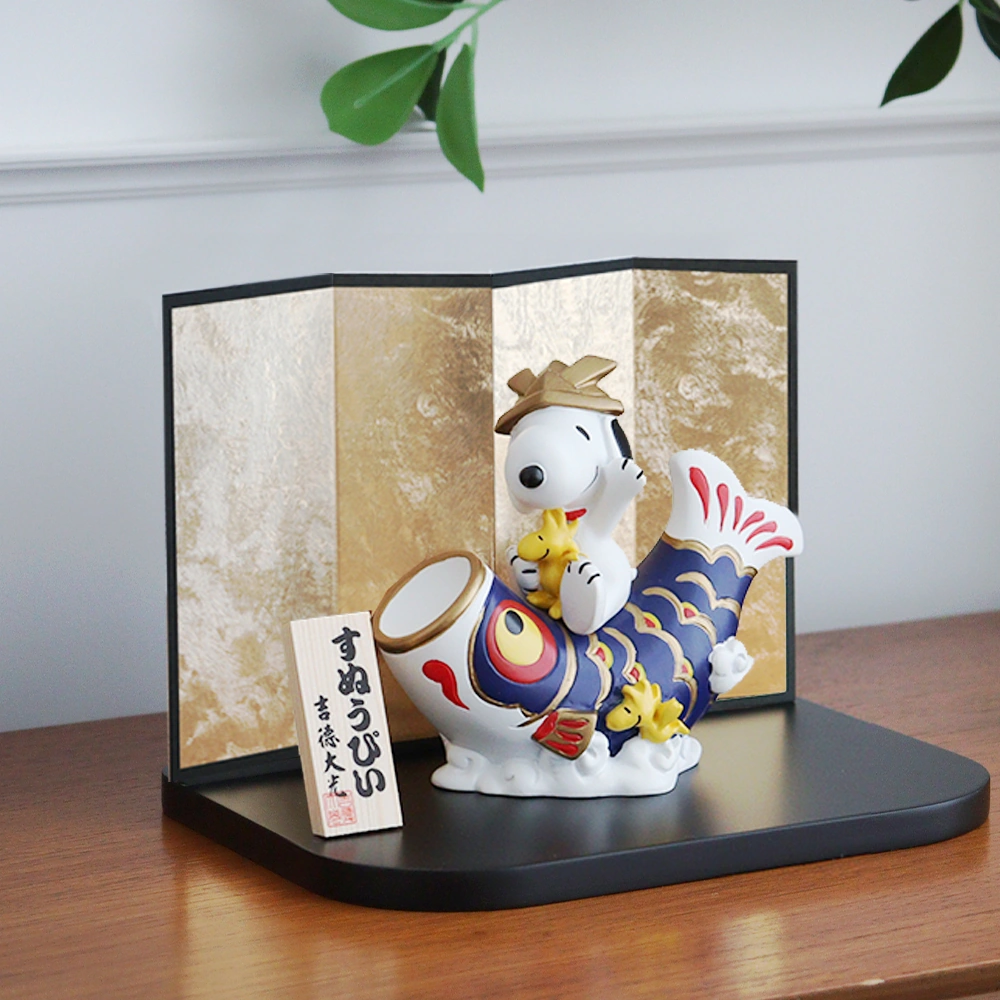 初節句 端午の節句 こどもの日】五月人形 スヌーピー＆ウッドストック