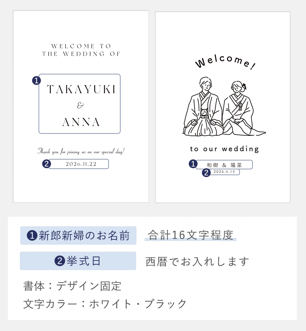 名入れ・メッセージについて