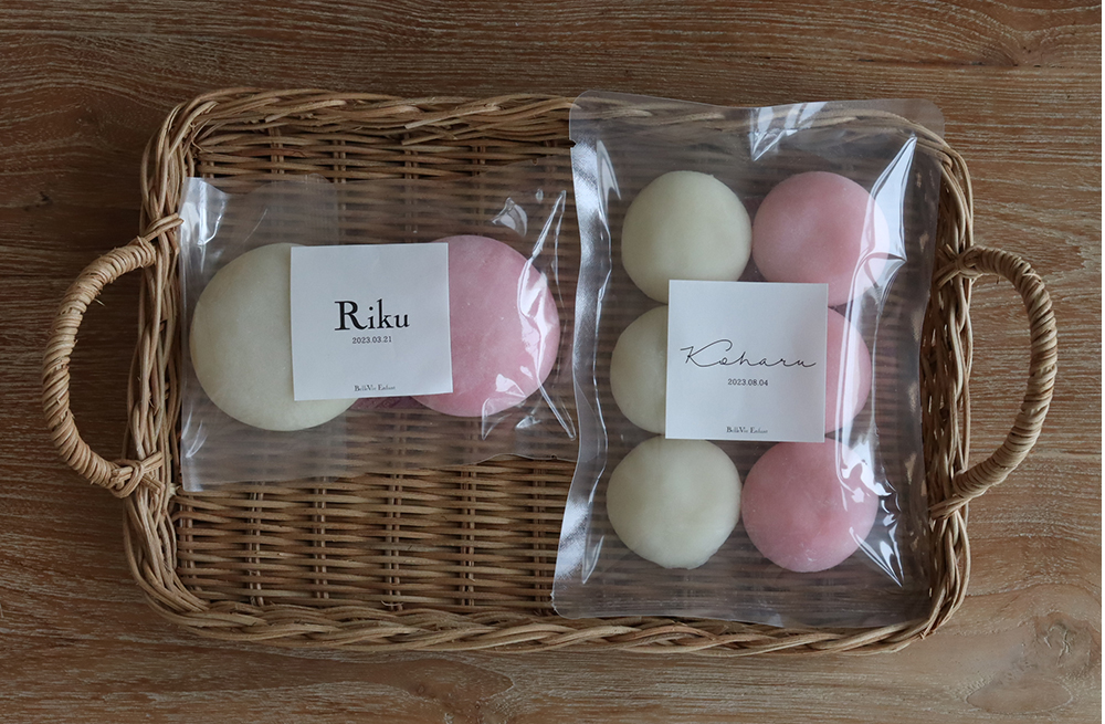 一升餅もおしゃれで可愛く