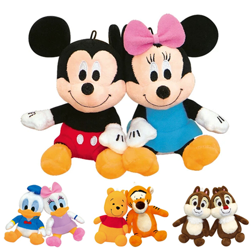 単品ぬいぐるみ】ディズニー ニコぬい ペアぬいぐるみ キーチェーン