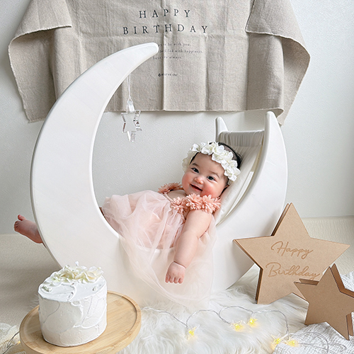 レンタル】Lune Blanche ハーフバースデー 1歳誕生日 レンタルセット