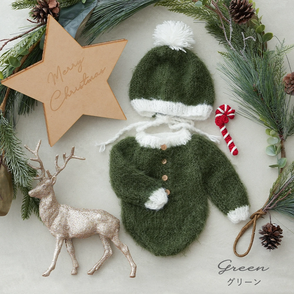 オプション【レンタル】クリスマス衣装セットJoli Noël　グリーン