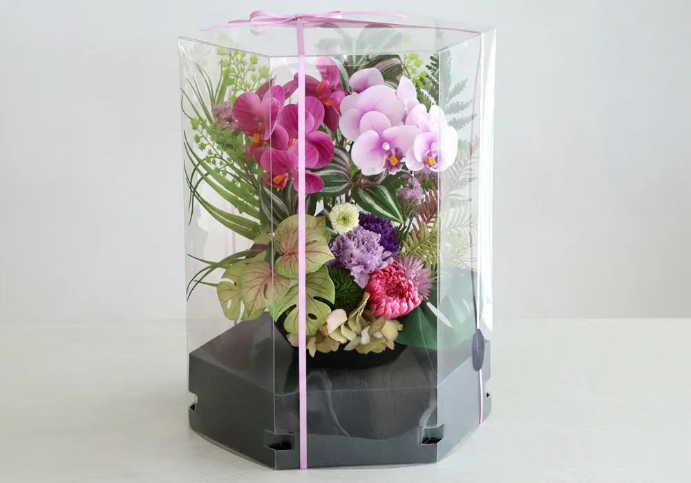 プリザーブドフラワー 仏花 お供え花 紫檀（したん）｜ベルビーWebshop本店