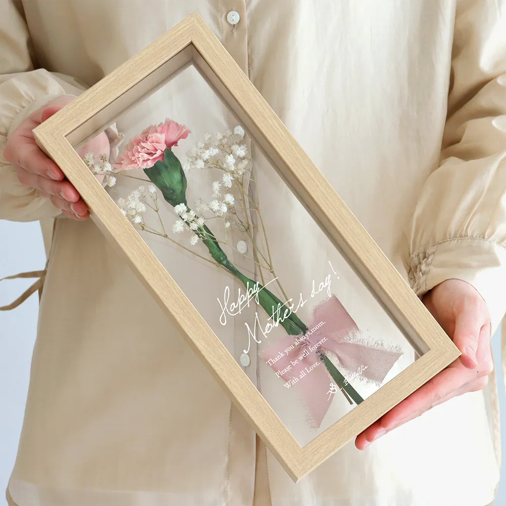 プリザーブドフラワー フラワーフレーム サンクスカーネ