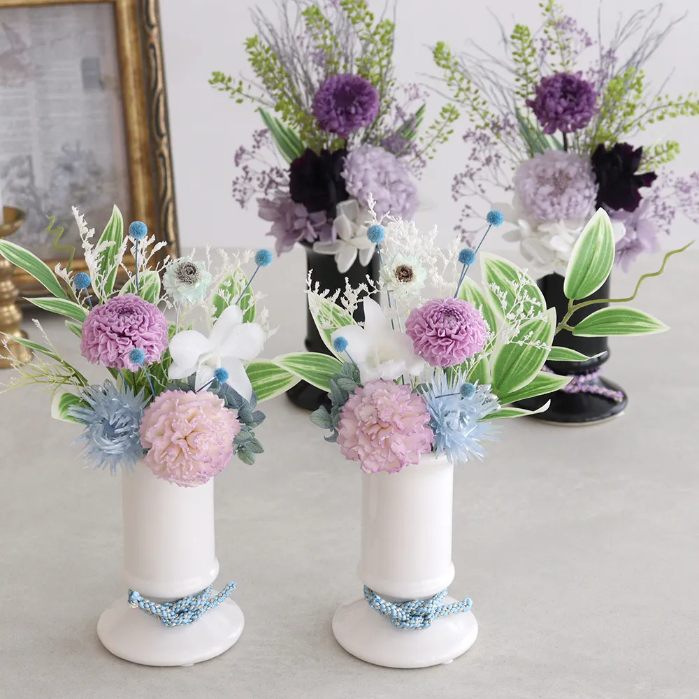 プリザーブドフラワー お供え花 対セット