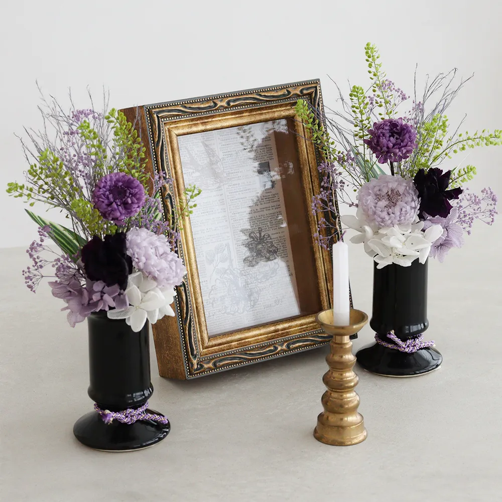 プリザーブドフラワー お供え花 対セット