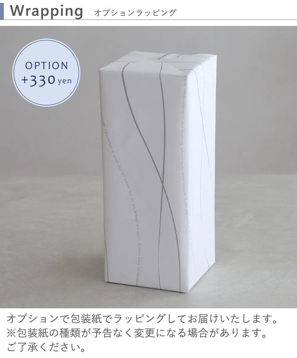 ラッピングオプションについて