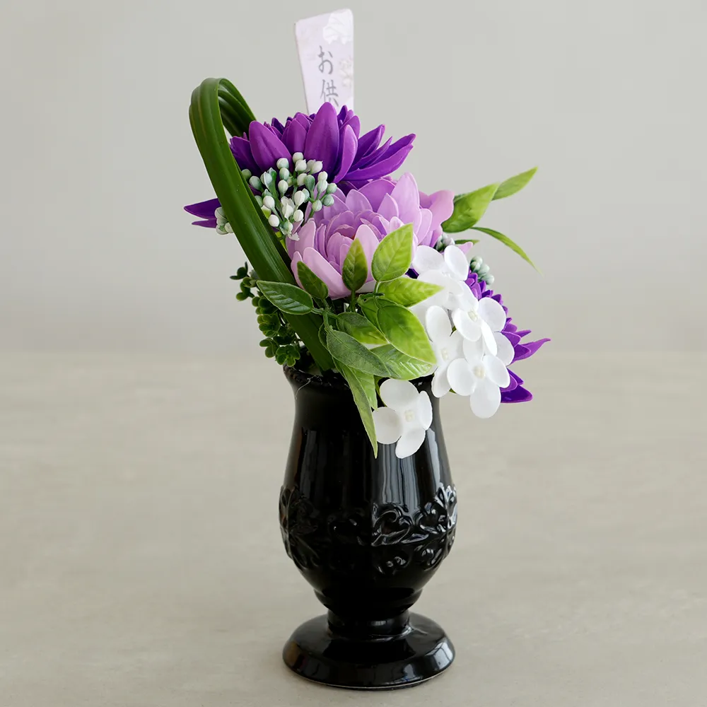 ソープフラワー 仏花 お供え花 ゆづき・しおり