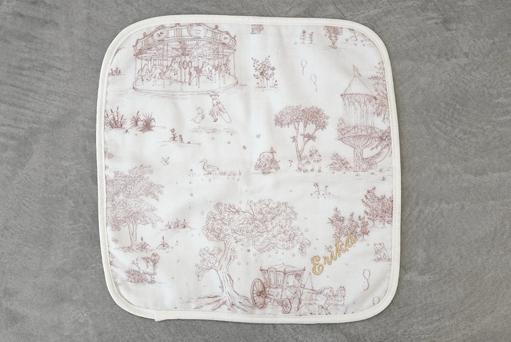 ミニタオル名入れ刺繍 （+550円）