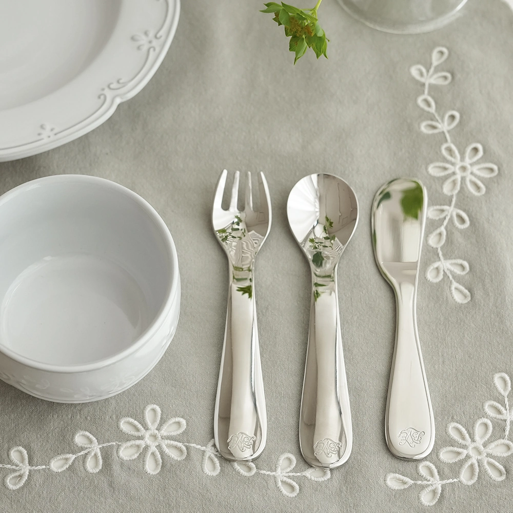 【ベルビーアンファン】La Petite Table カトラリー 2本・3本セット