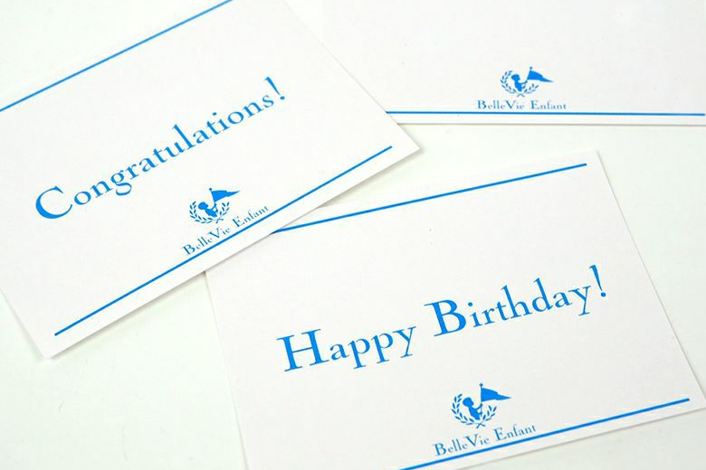 オリジナルメッセージカード（無料）