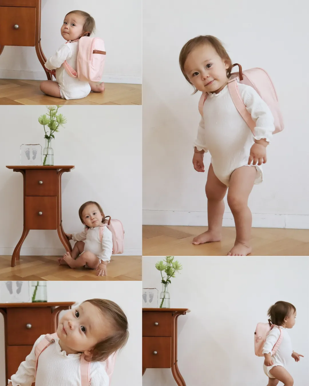 Raffine Baby Backpack -Pink-