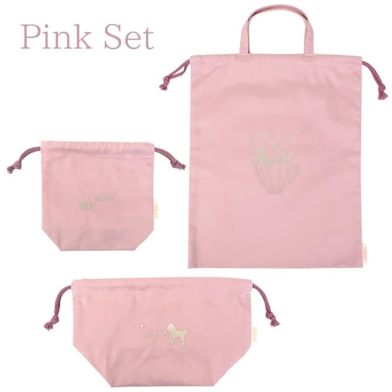 リクエスト＊ロラライハリス♡ベビーピンクベルベット巾着バッグ♡など ラフィネ 巾着バッグ レーヴ3点セット｜ベルビーWebshop本店